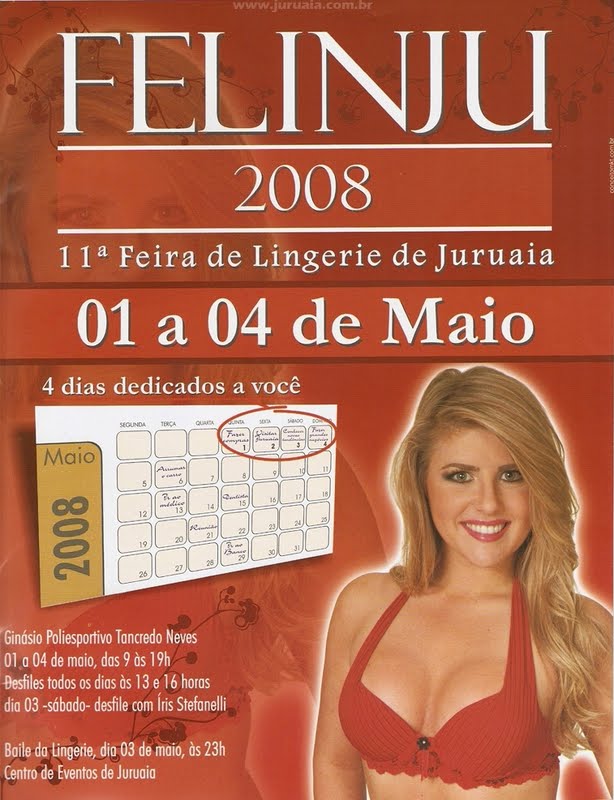 11ª Feira de Lingerie de Juruaia-MG - Felinju 2008