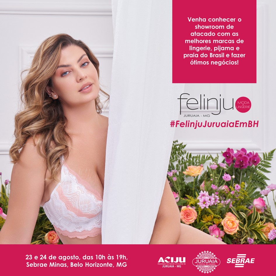 FELINJU belo horizonte aciju sebrae mg showroom atacado moda intima lingerie otimos negocios