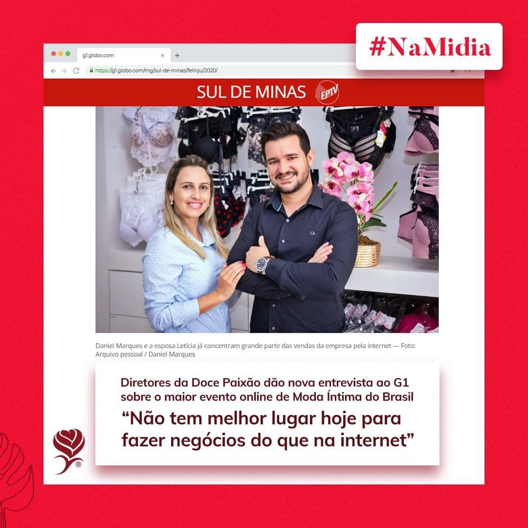 Doce Paixão Lingerie - Felinjuonline - Lançamentos Moda Íntima